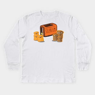 Healthy snacks tees Kids Long Sleeve T-Shirt